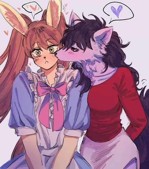 a lil kiss on the cheek?