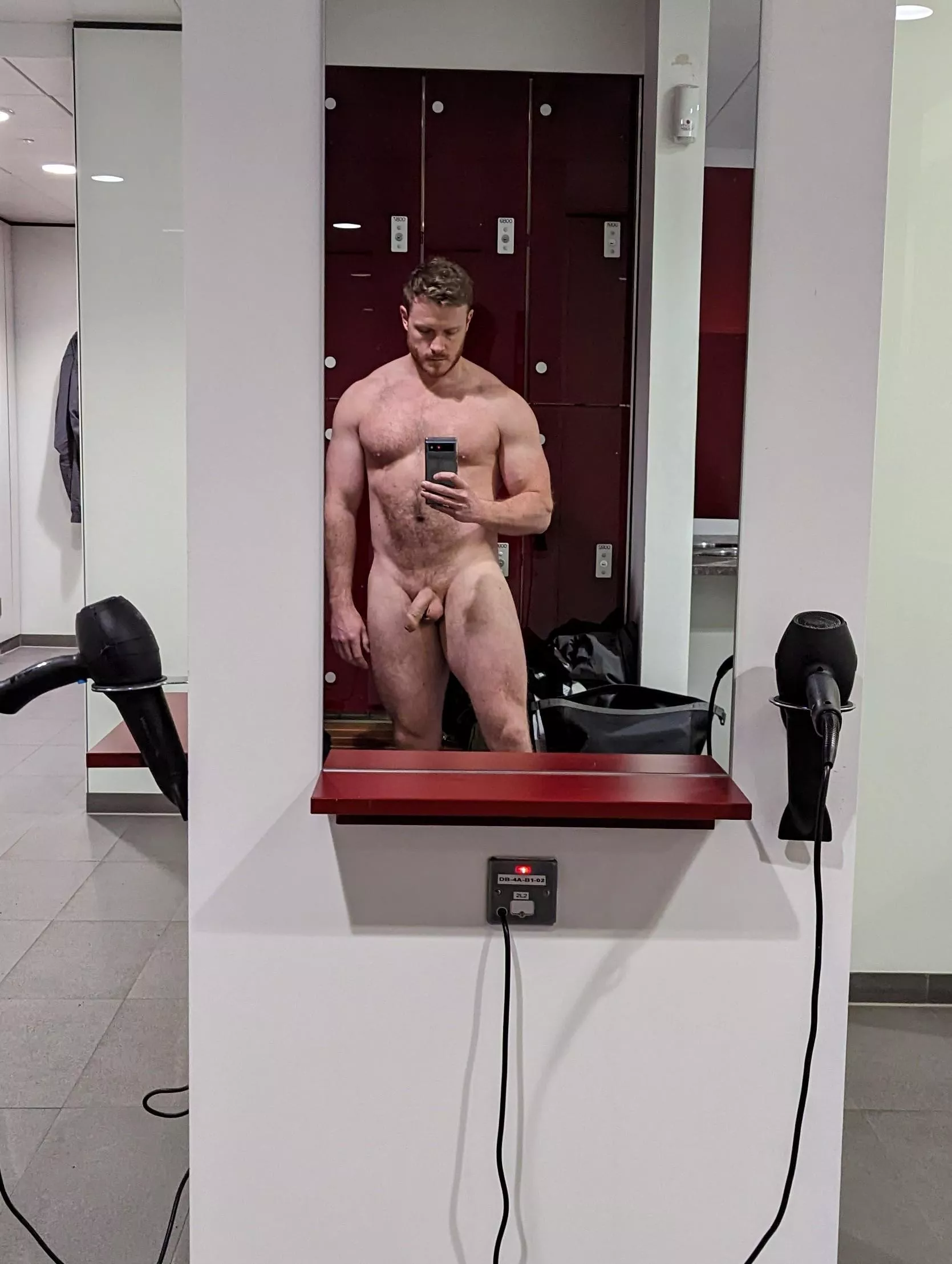 Changing rooms are fun, right? 