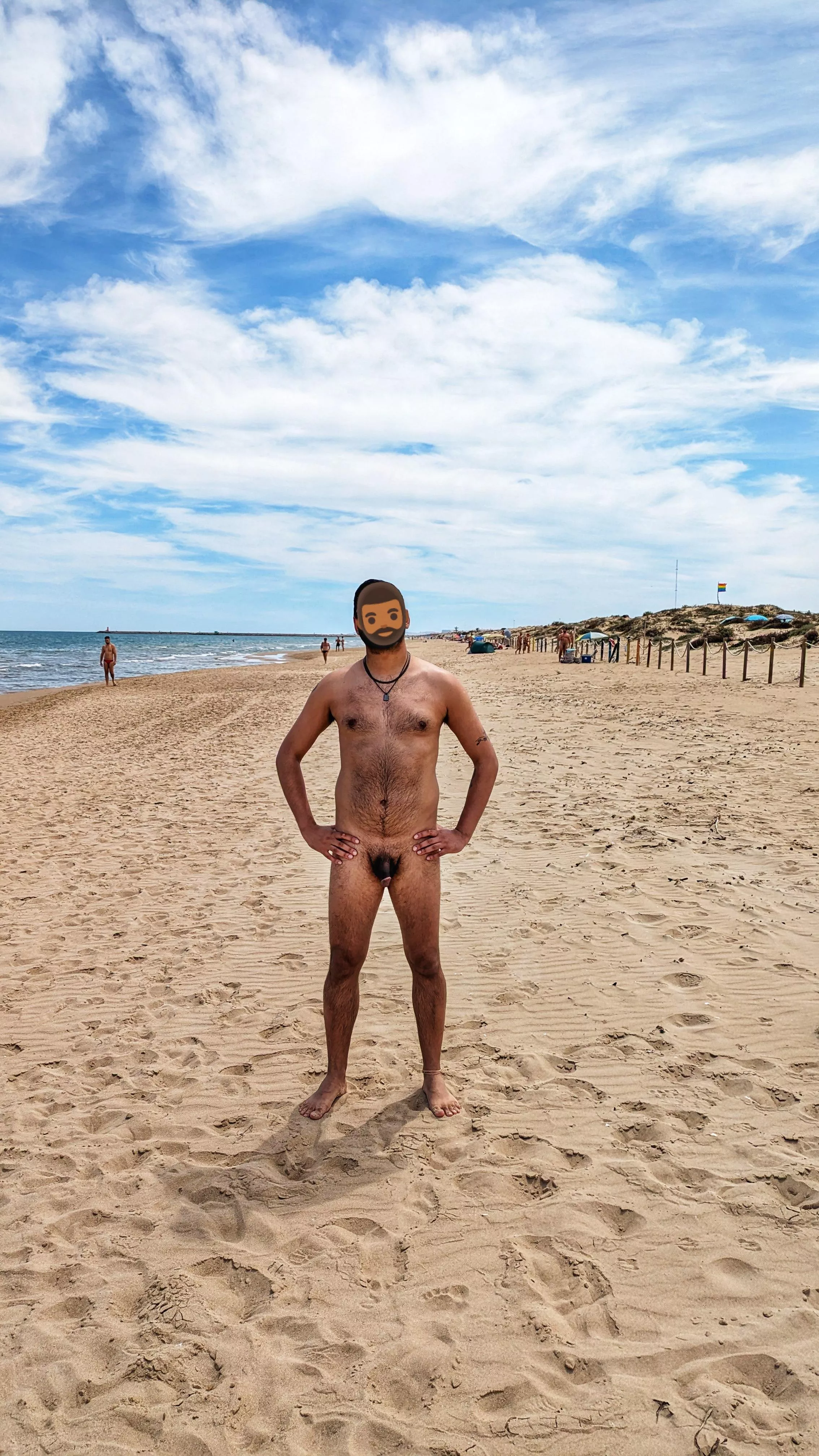 Gosh it feels good to be on the beach! 