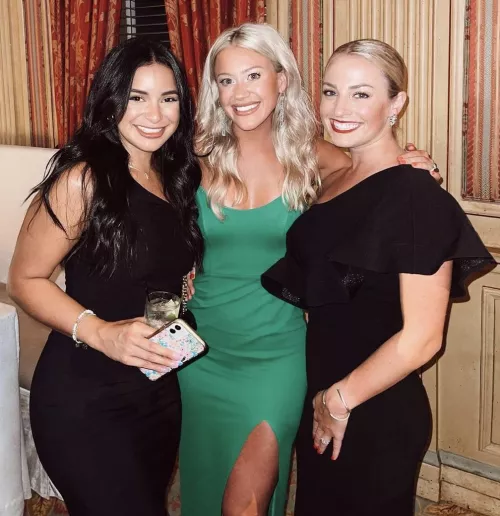 Green dress or one of the black dresses?