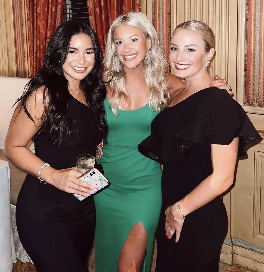 Green dress or one of the black dresses?