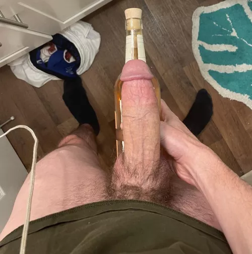 I had a bottle of bourbon somewhere, where’d I put it?