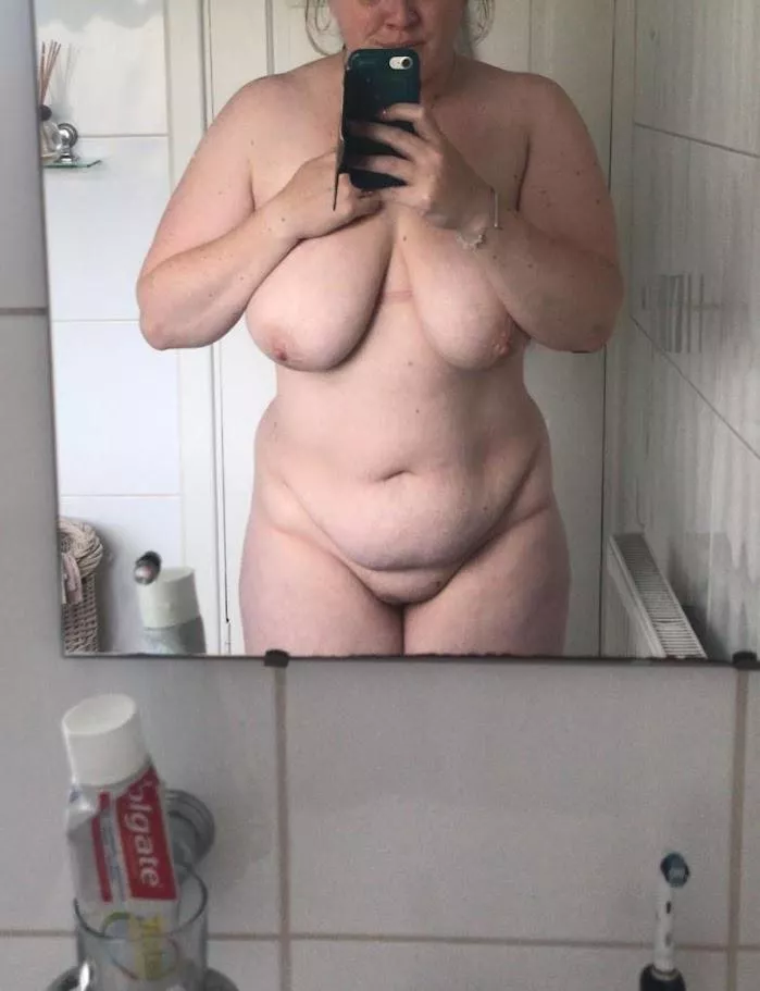 I'm all clean, ready to be dirty again