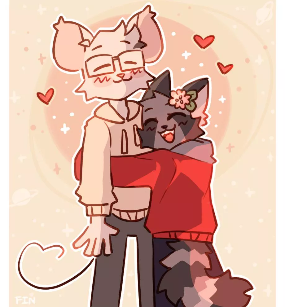 My bf's & my sona🐱🐭💞