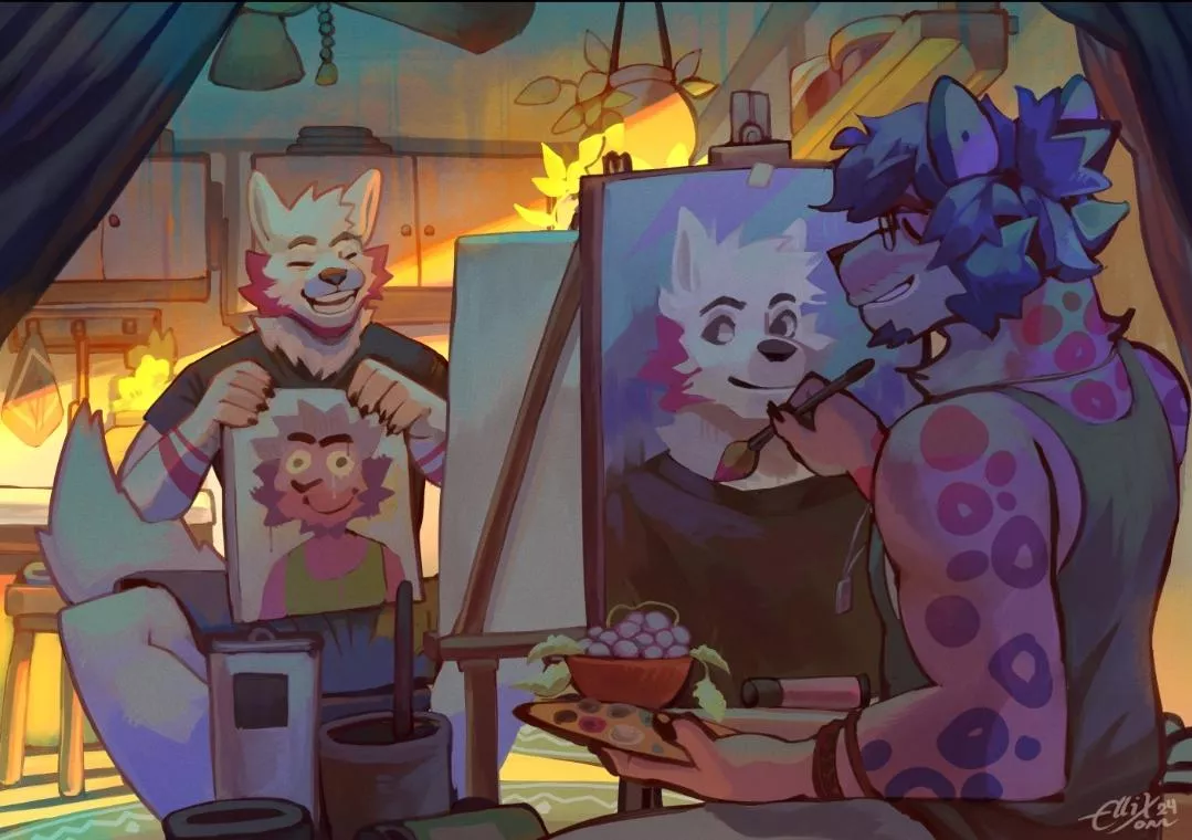 Painting Memories (@ellixonn ol Twitter)