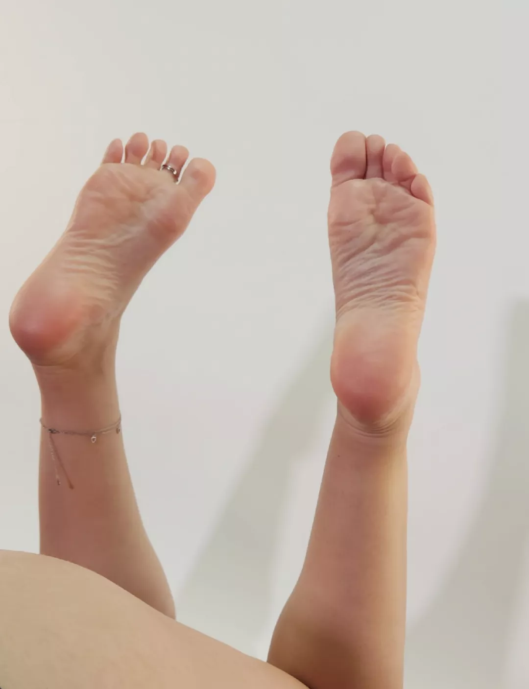 Pink soles and jewelry 