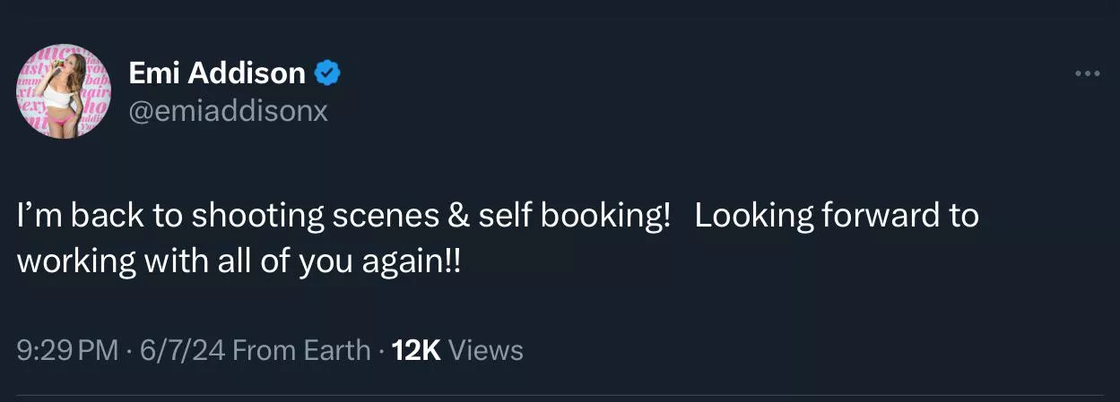 She’s back in mainstream 