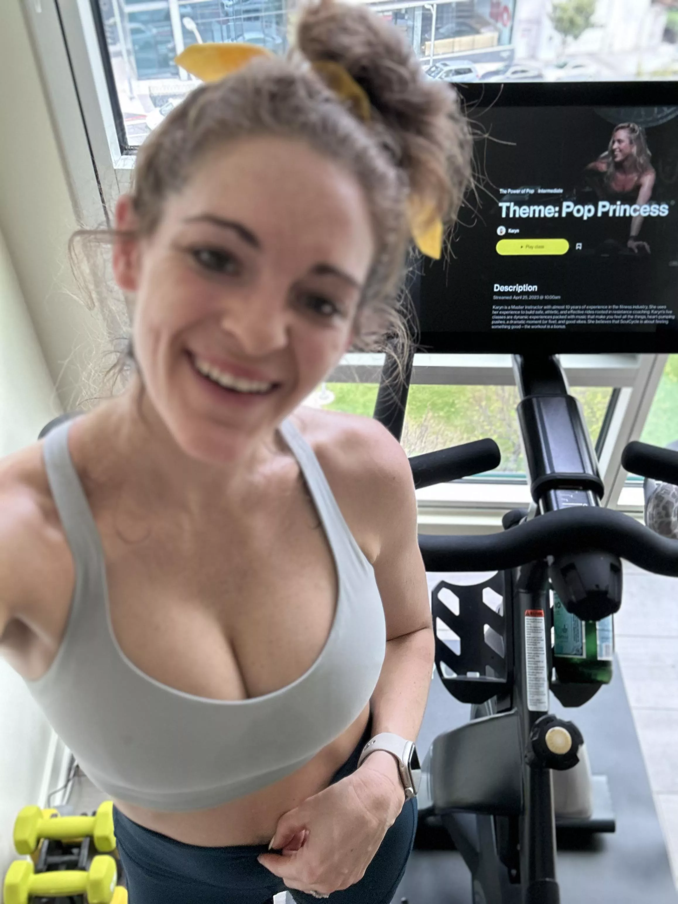 Showing off is half of the fun of working out