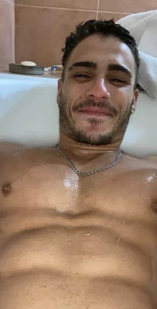 Bet you wish you could join me under this shower, huh?