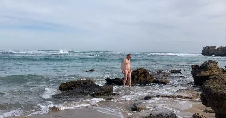 Even cloudy days are great days to be nude at the beach 