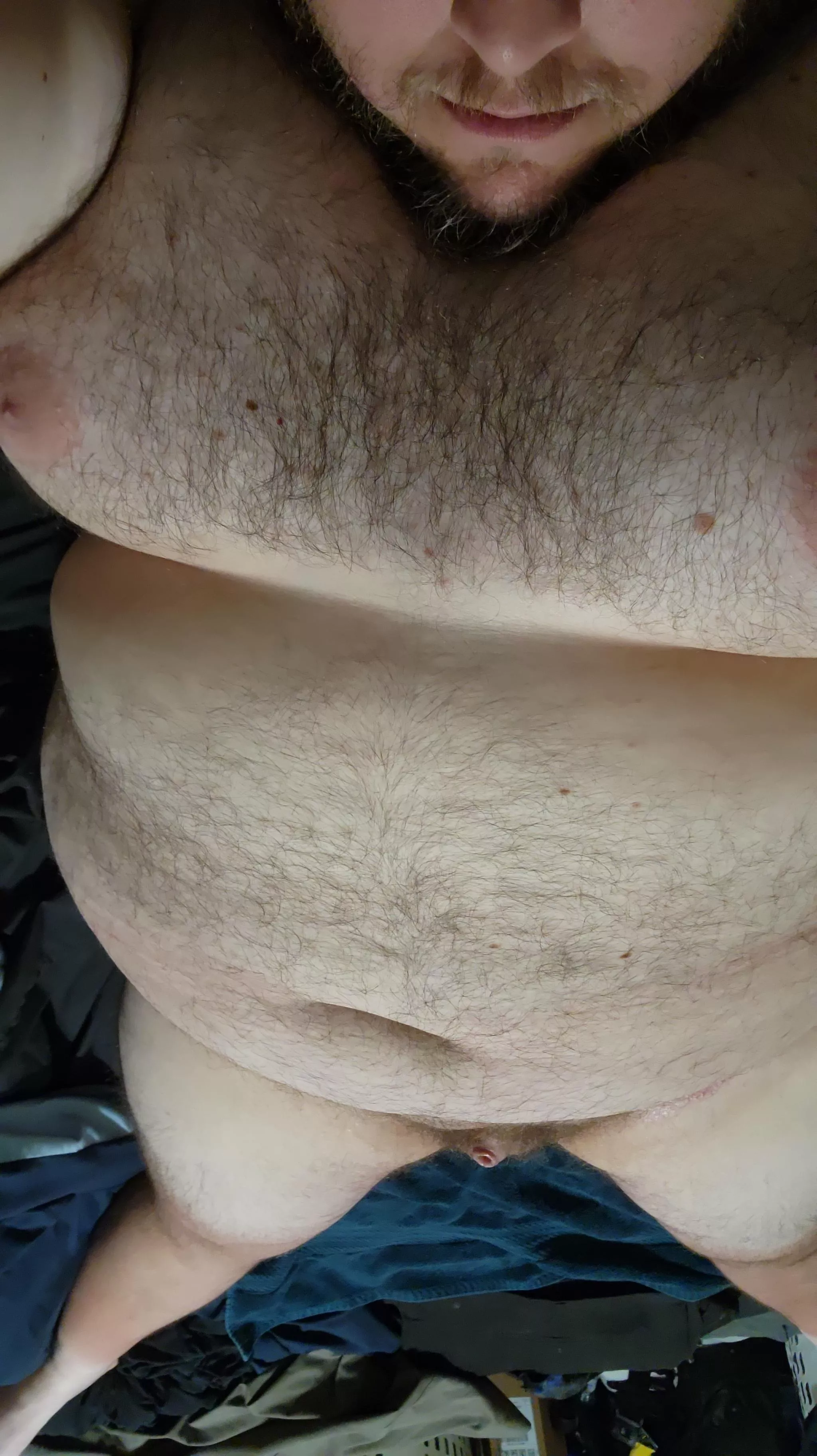 Fresh out the shower. And I have pizza