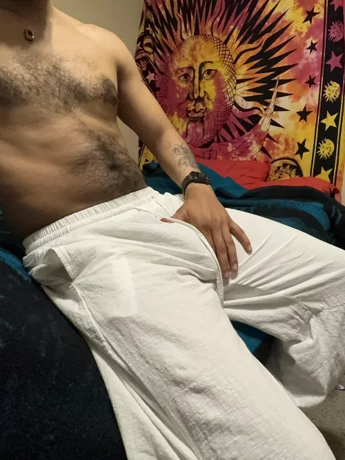 Harem pants and nothing else