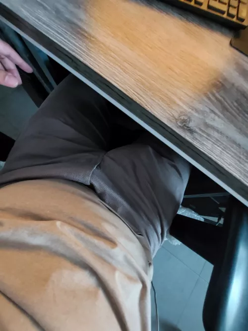 I was so hard at work