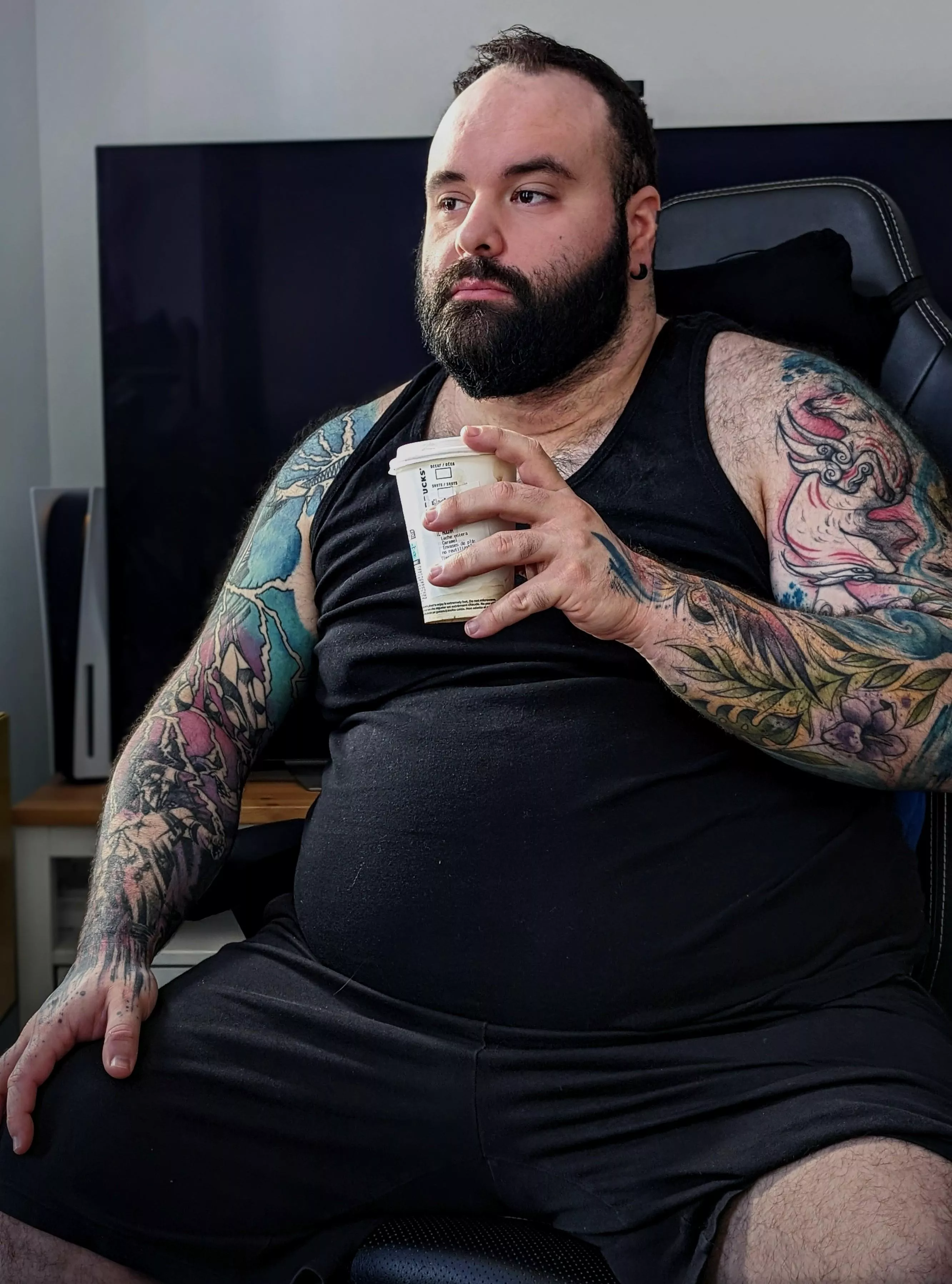 Morning routine of staring into the abyss and getting stared back