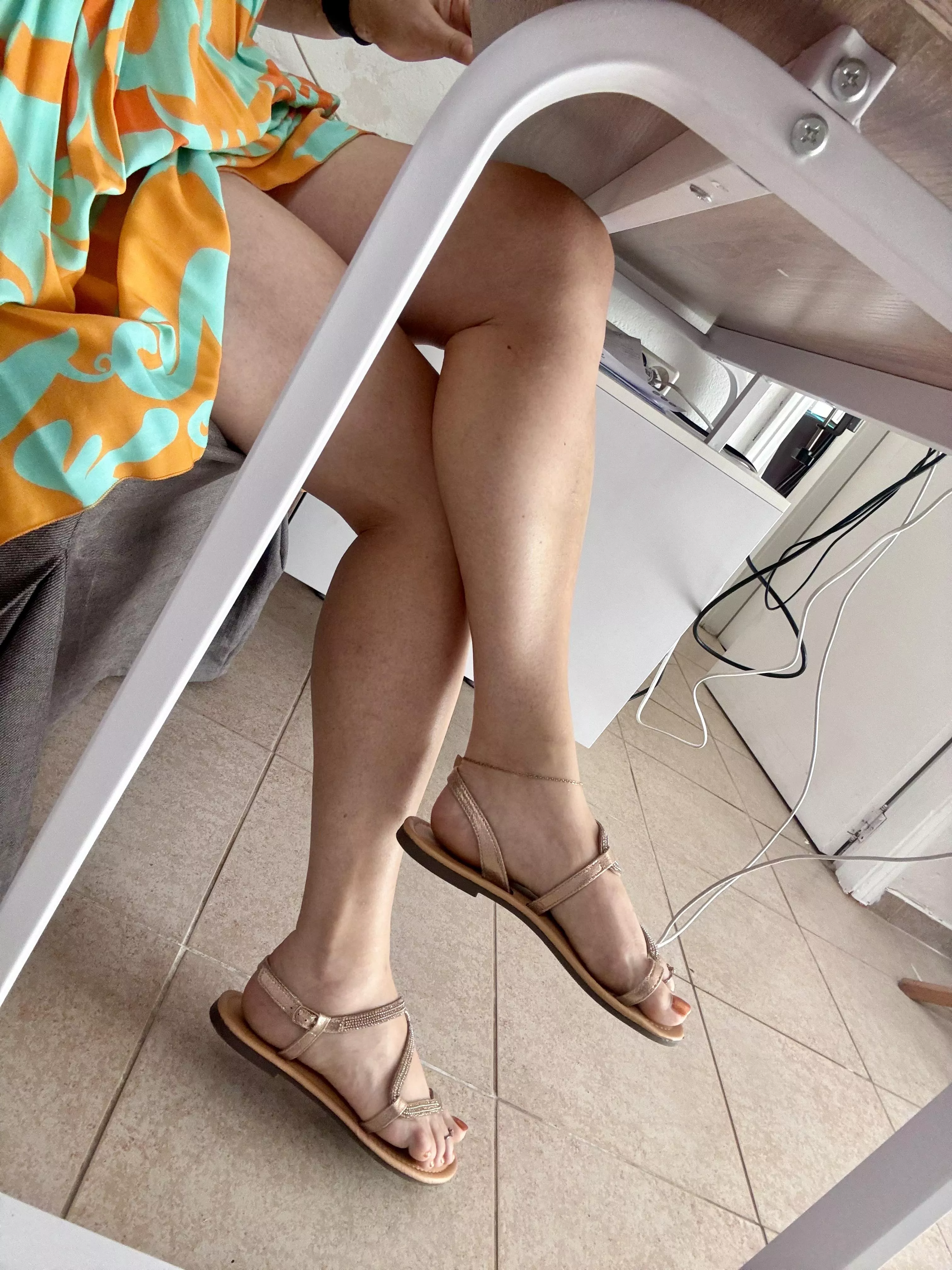 Pop Colors style and sparkles at the office today