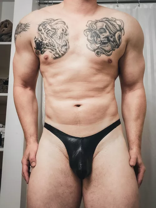 Something about this thong just really turns me on. It makes me feel so submissive and I love it!