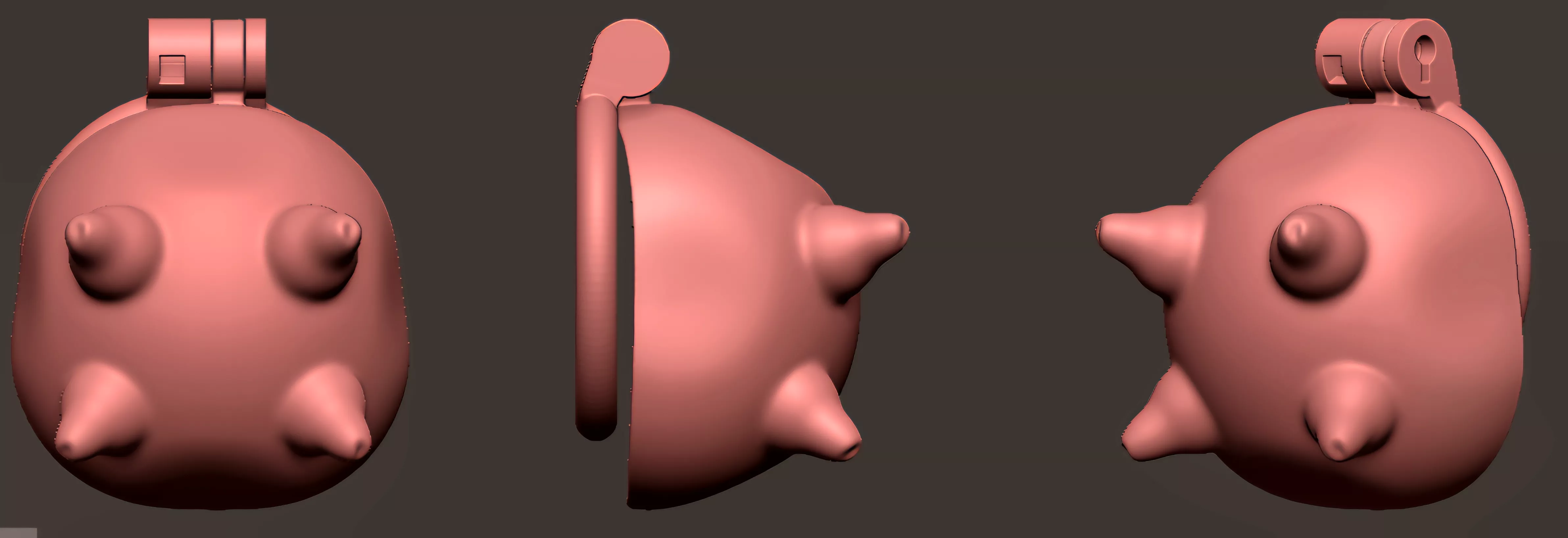 Udder Chastity Cage design