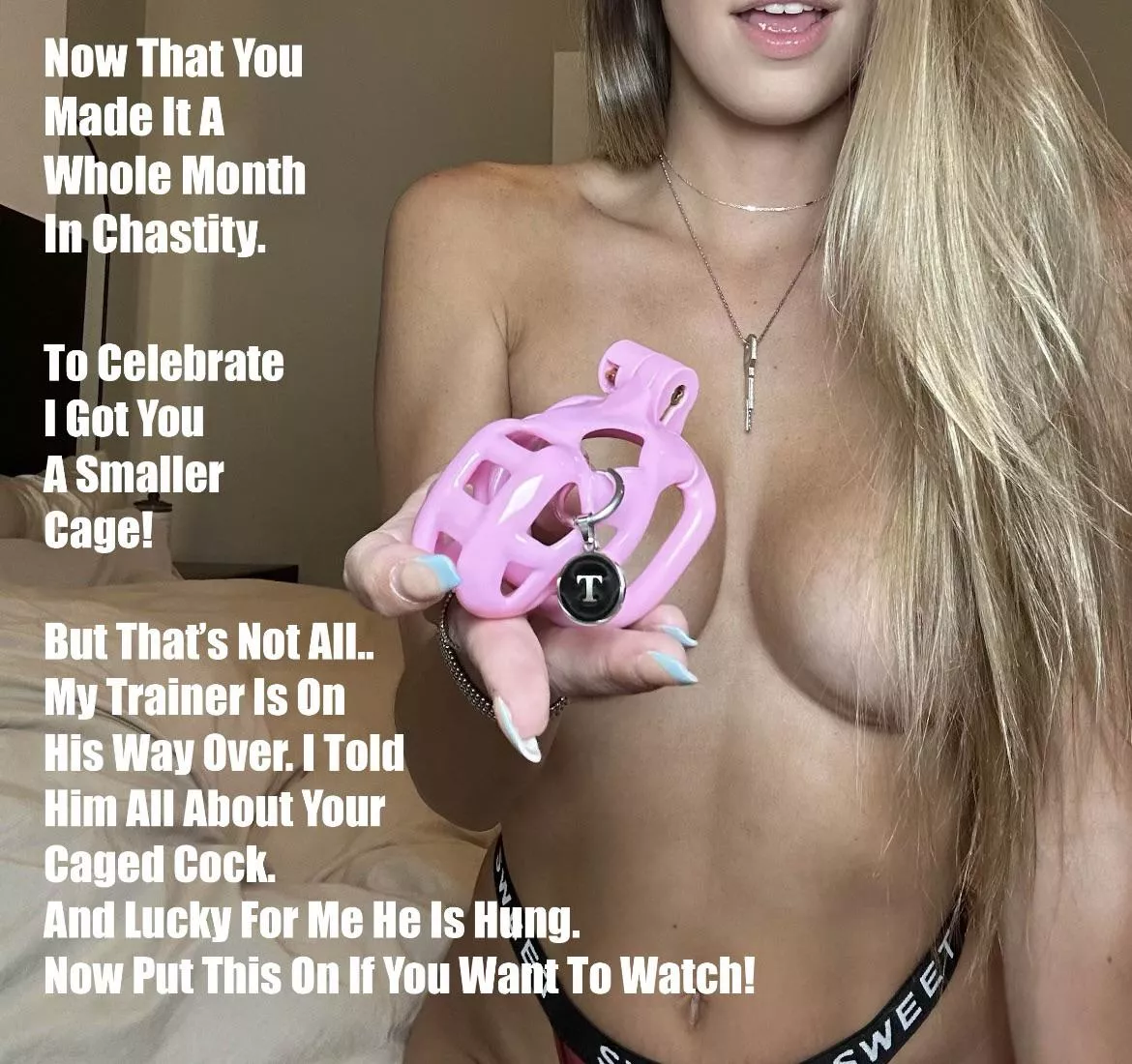 We both get to enjoy our training 😈😘🥵🥵