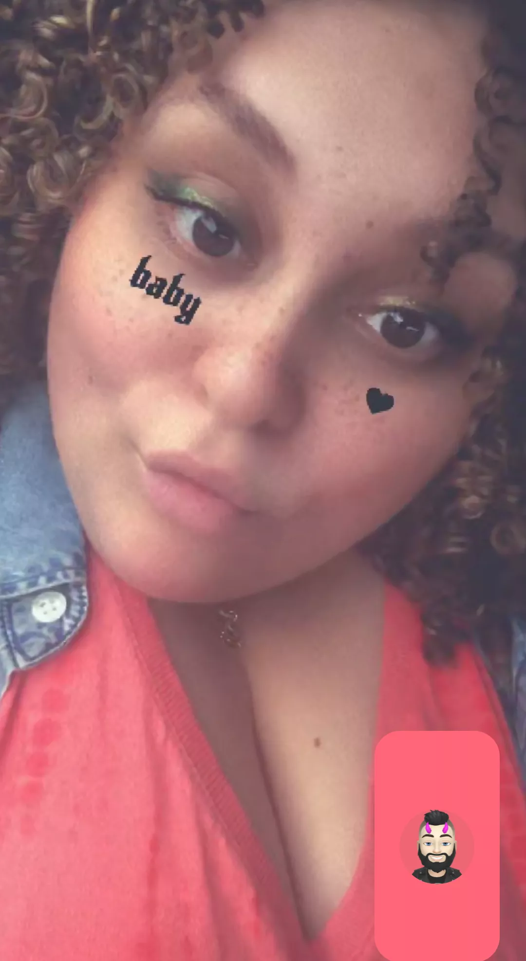 Being a goof on video chat 🤪