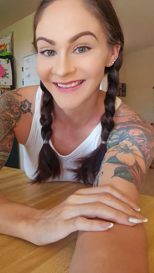 Hopefully I'm not too old to wear pigtails. 