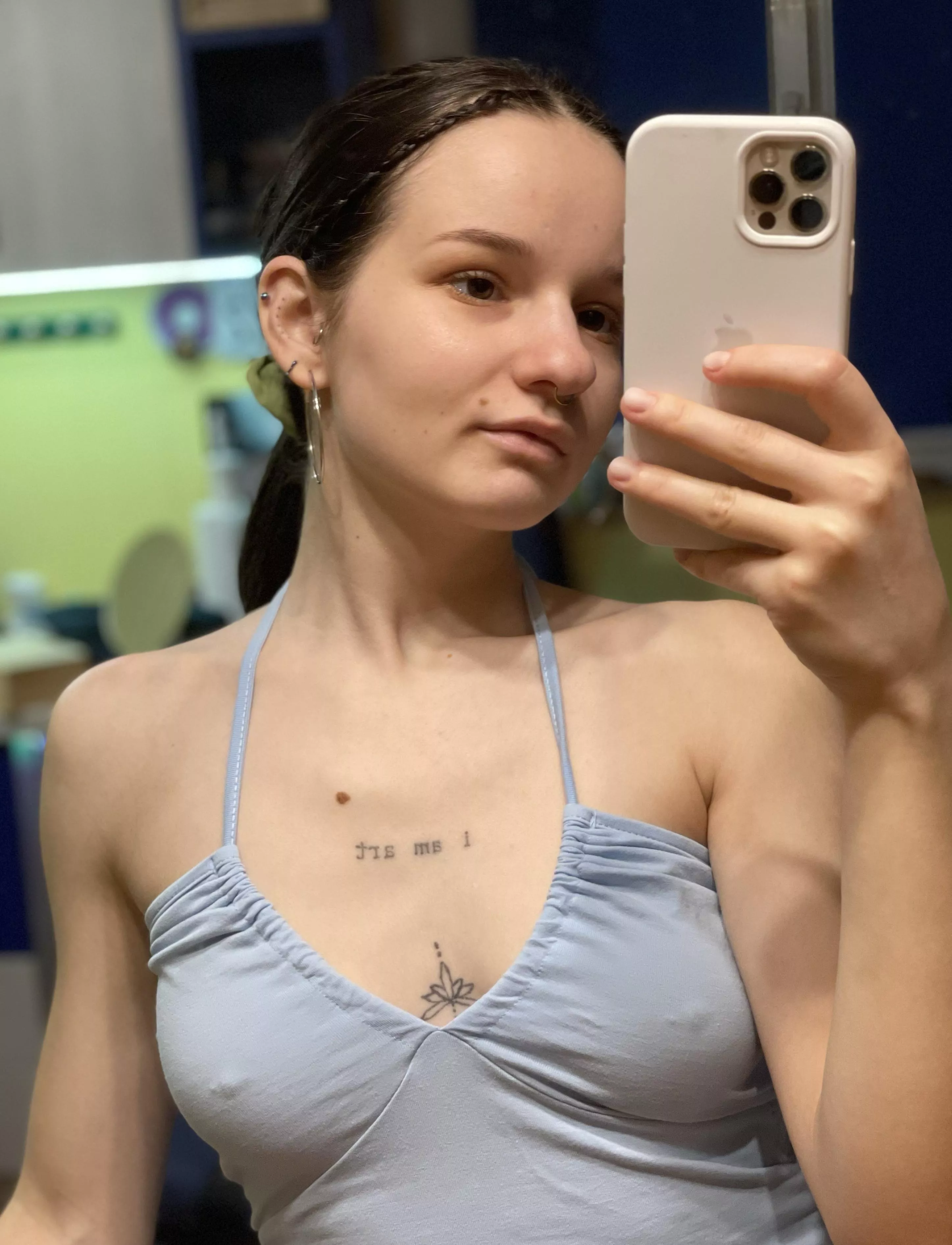 I like to take selfies for my guys