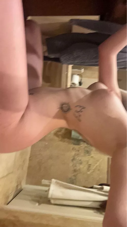 I worked so hard in the gym on my ass because of my little tits 