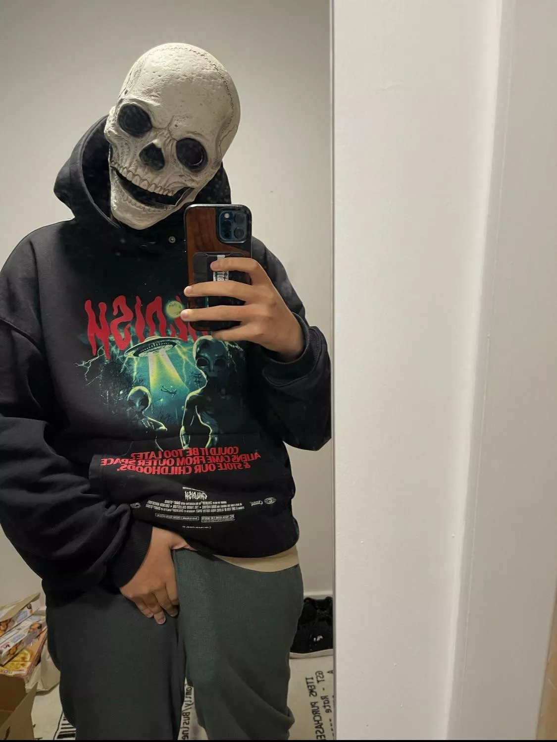 Just found this pic from Halloween lol