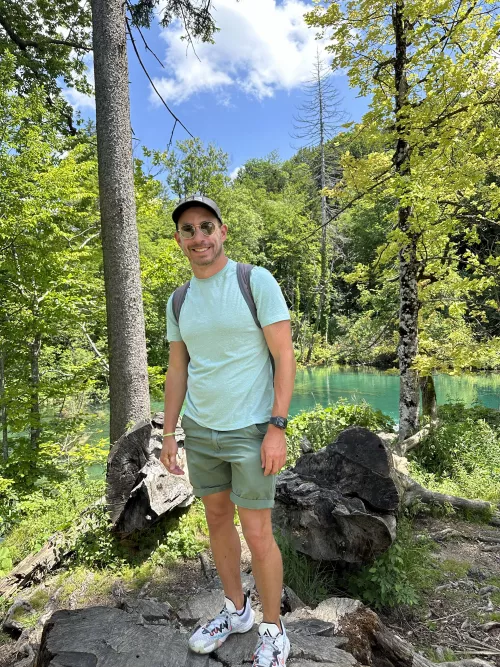 Like when you blend in with the landscape