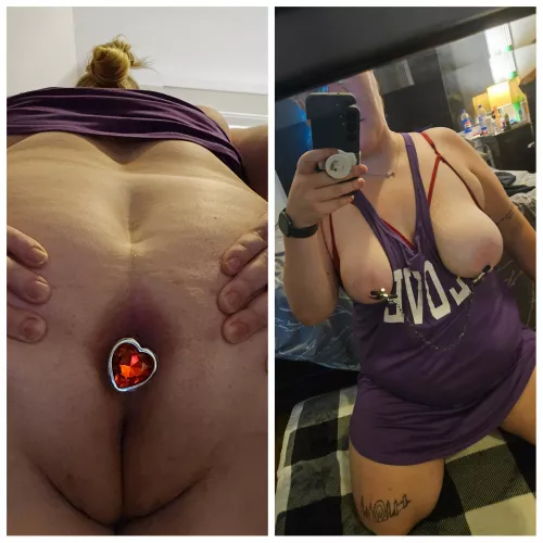 LOVE being clamped and plugged 😈🤭