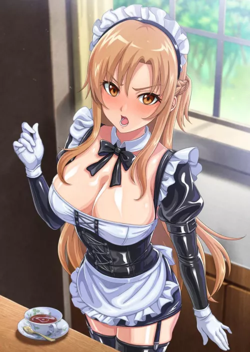 Maid Asuna wants to be of… service to you~