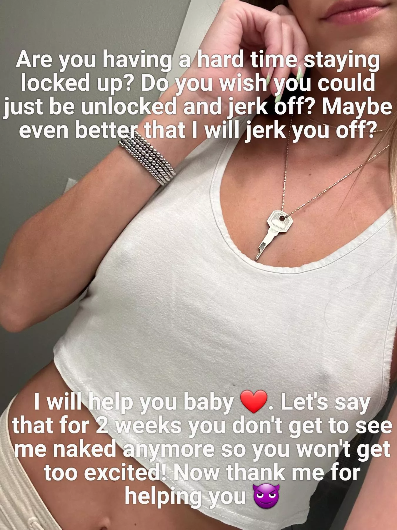 Maybe next time you shouldn't complain