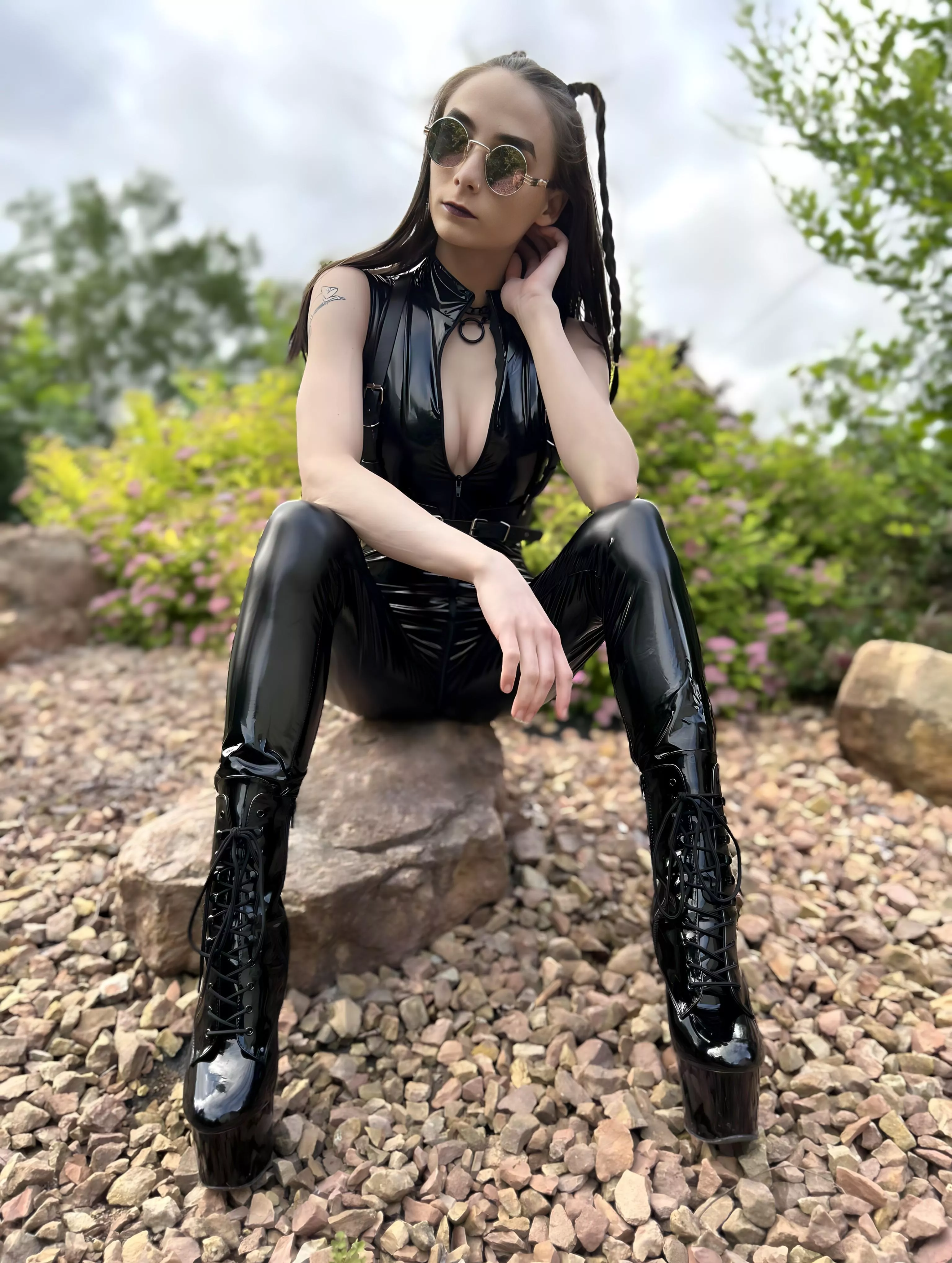 My first pvc catsuit 
