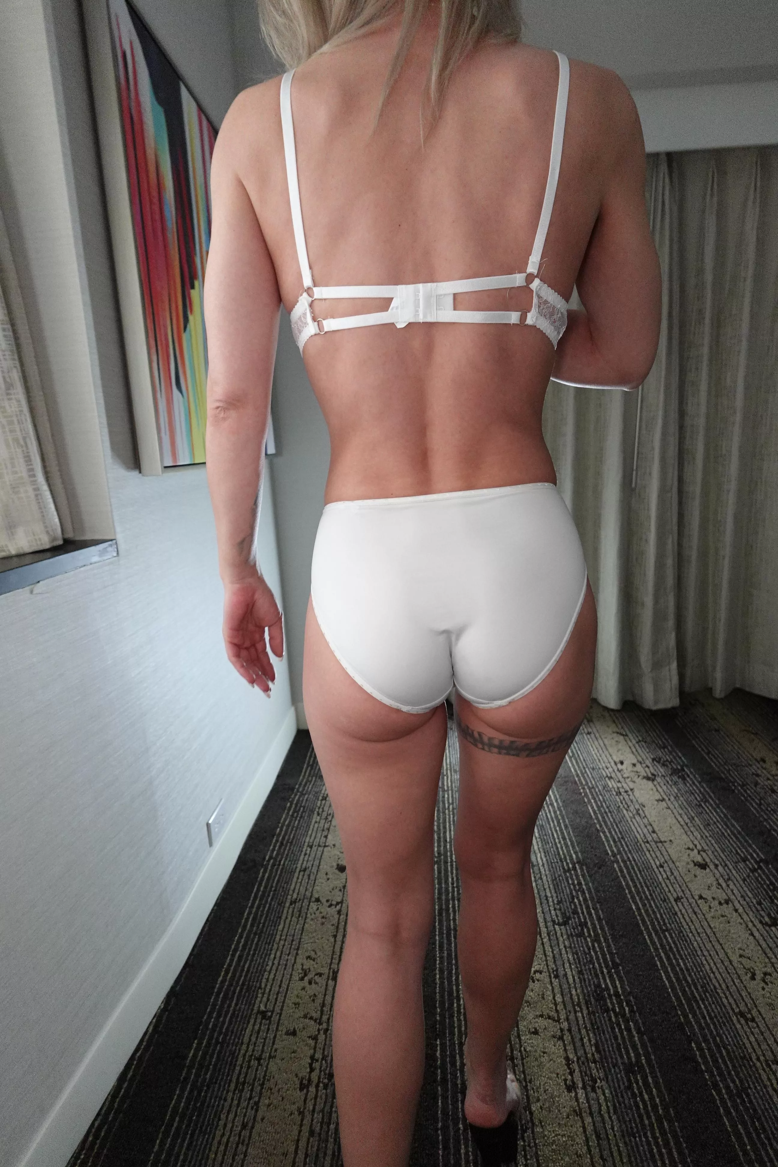 Plain White Granny Panties for Today