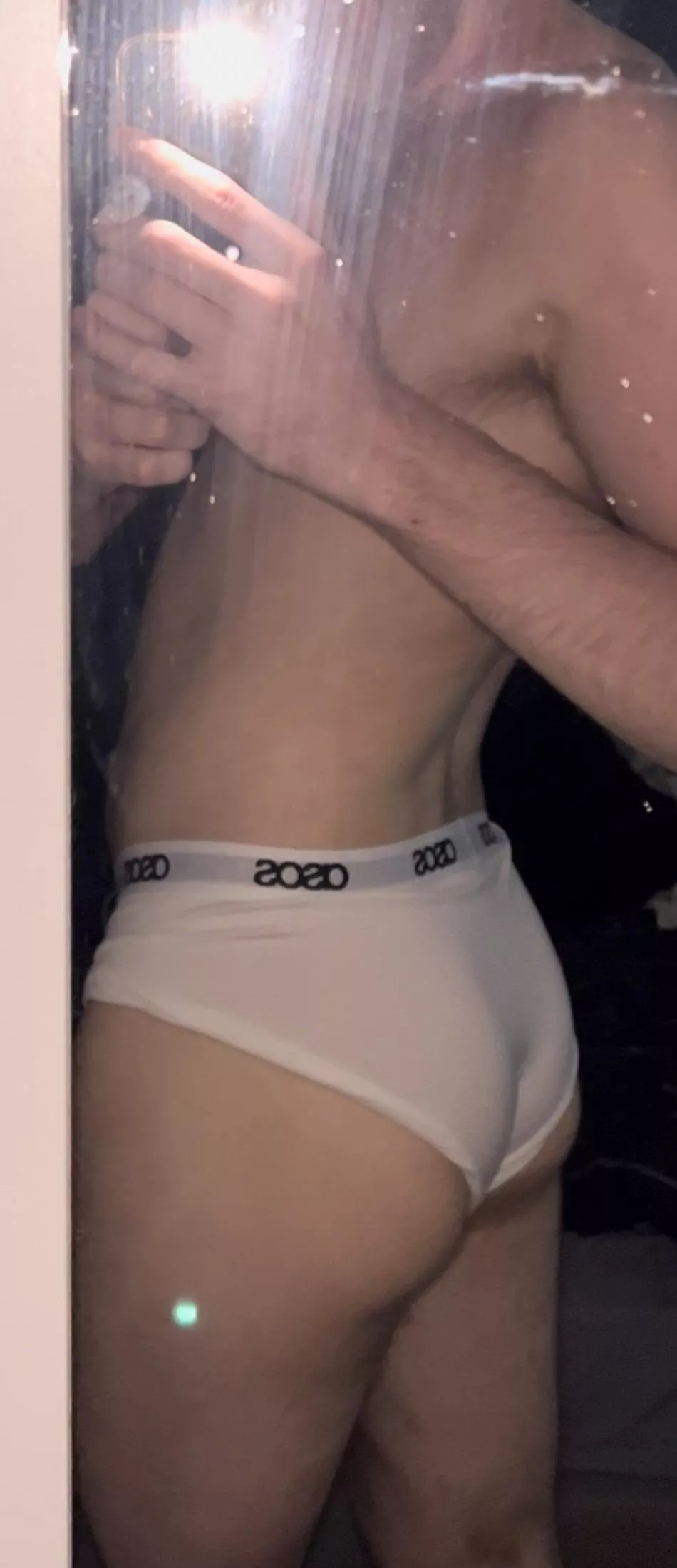 Showing off my tight whiteys 