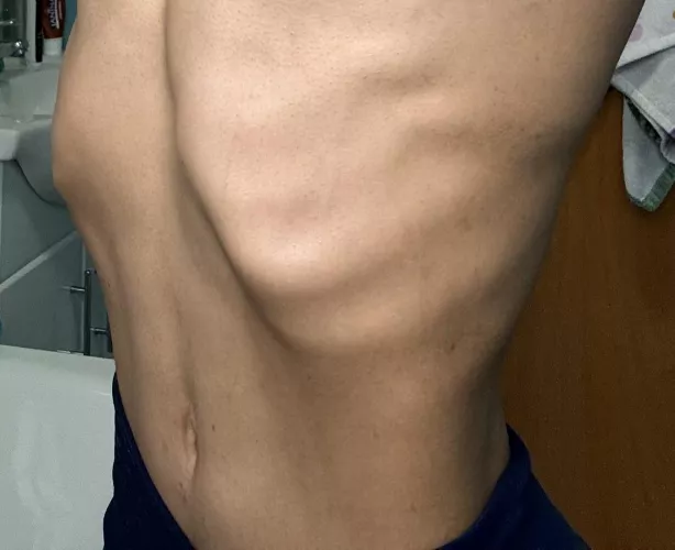 Time to strip down for the shower 