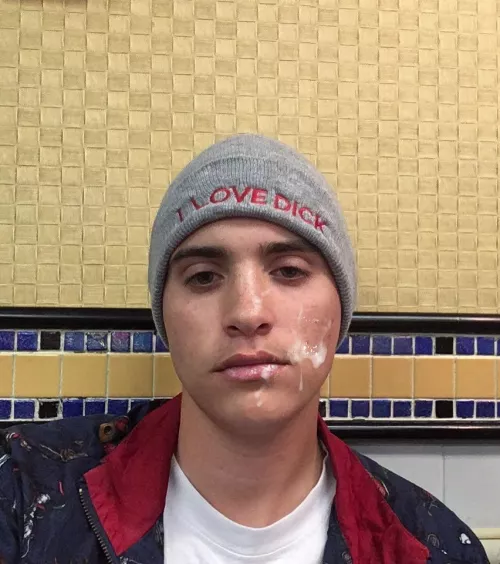 A guy told me he liked my hat, 5 minutes later he was blowing his load on my face