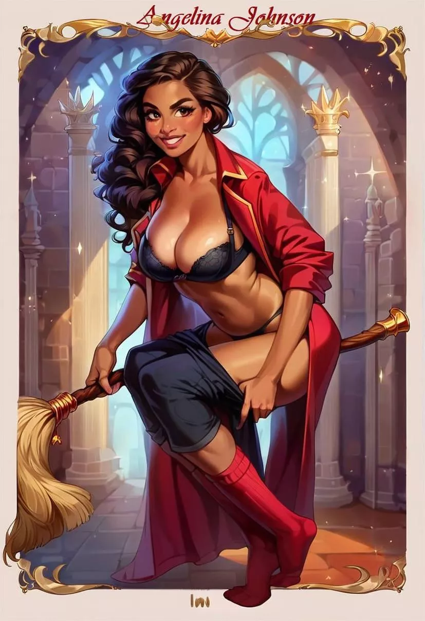 Angelina's Chocolate Frog Card