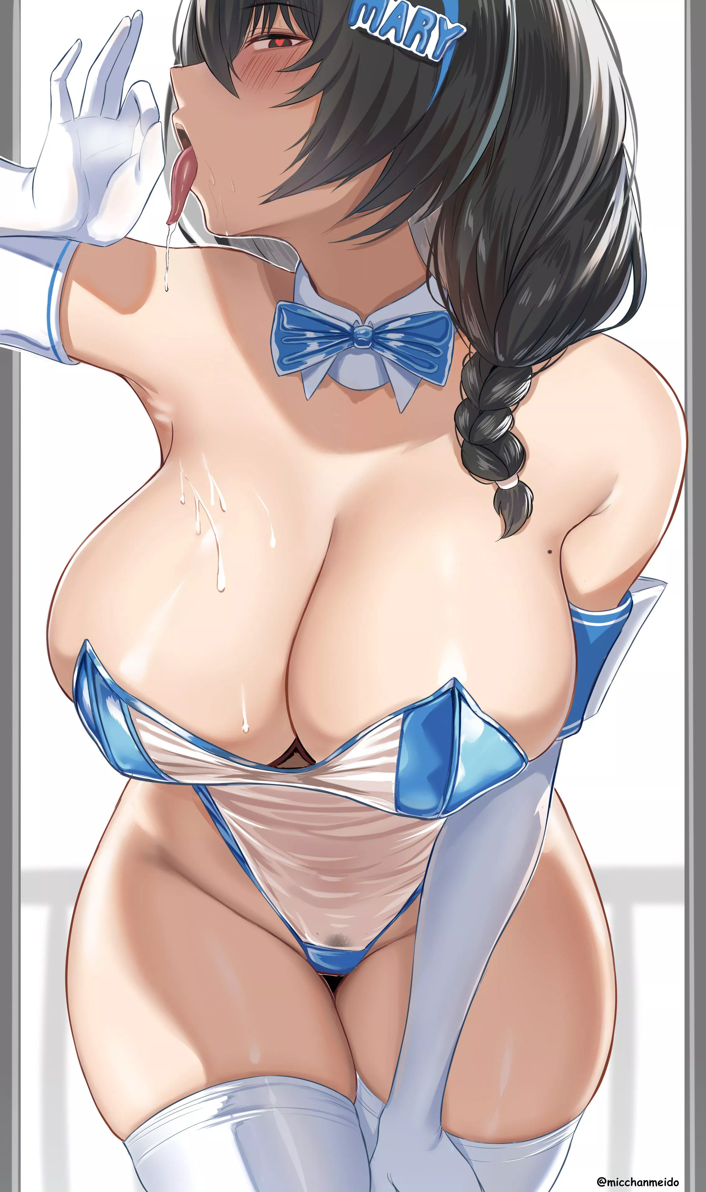 Bunny Mary's Oral Invitation (Micchan/MicchanMeido) [Goddess of Victory: Nikke]