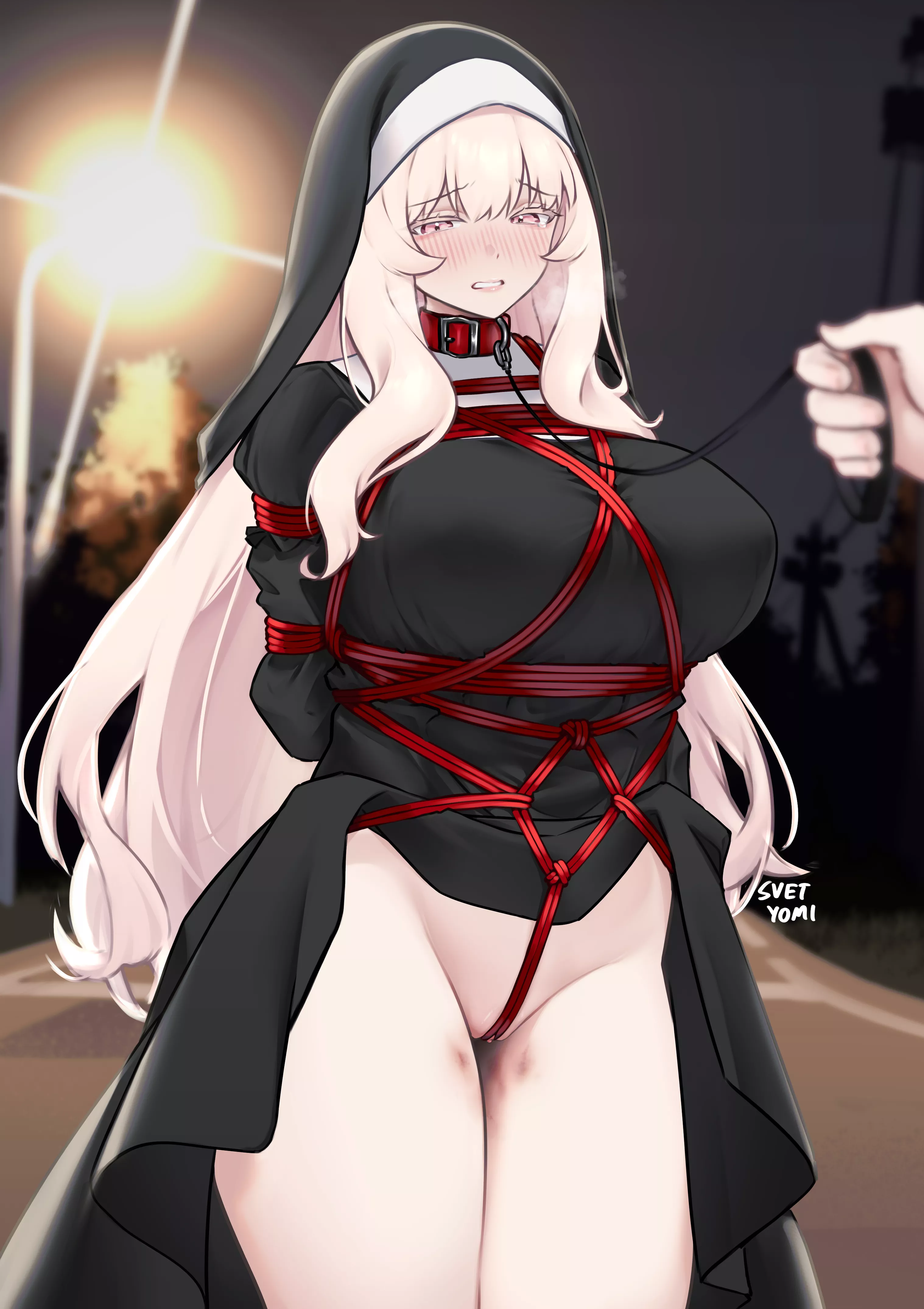 Daddy... W-Where are we going? W-Why do you love to keep me flustered so much...