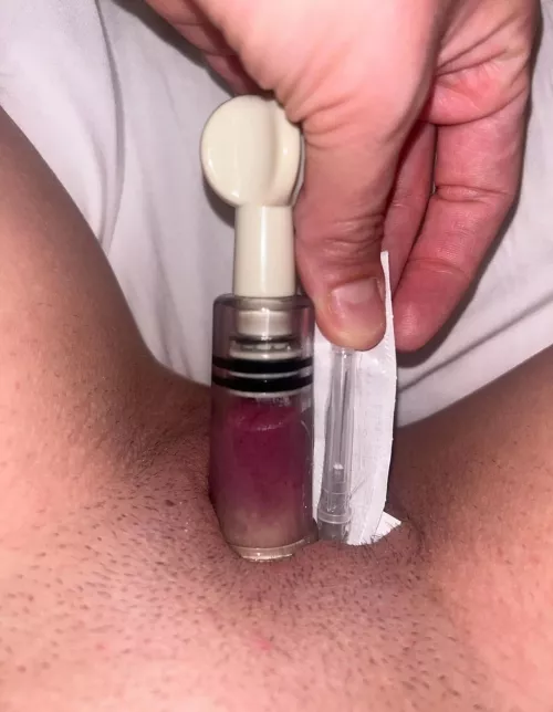 Desperate big clit