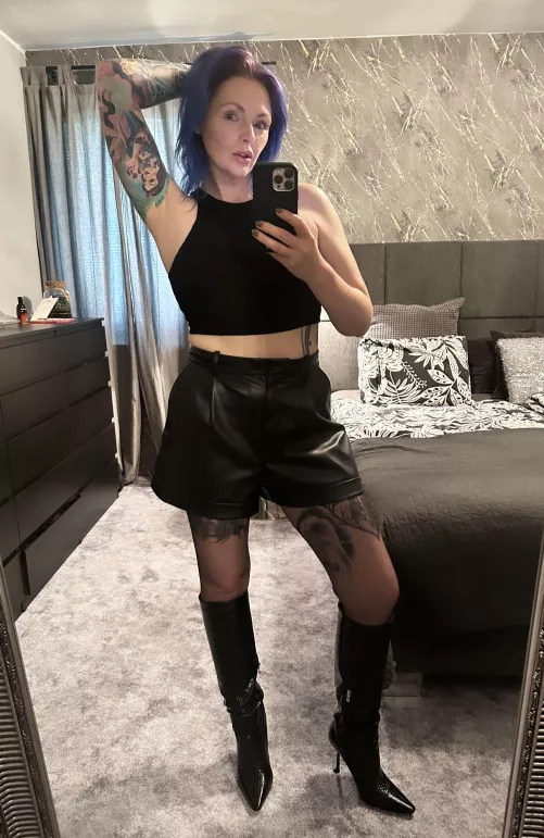 Even now it’s summer I will always be wearing leather daily