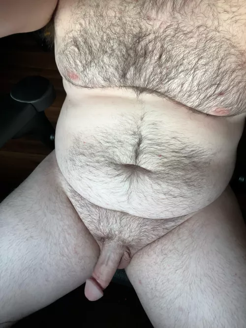 Felt big this morning. Need belly rubs. 