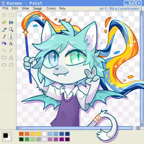 Happy pride!🌈✨ Finally drew something for my sona