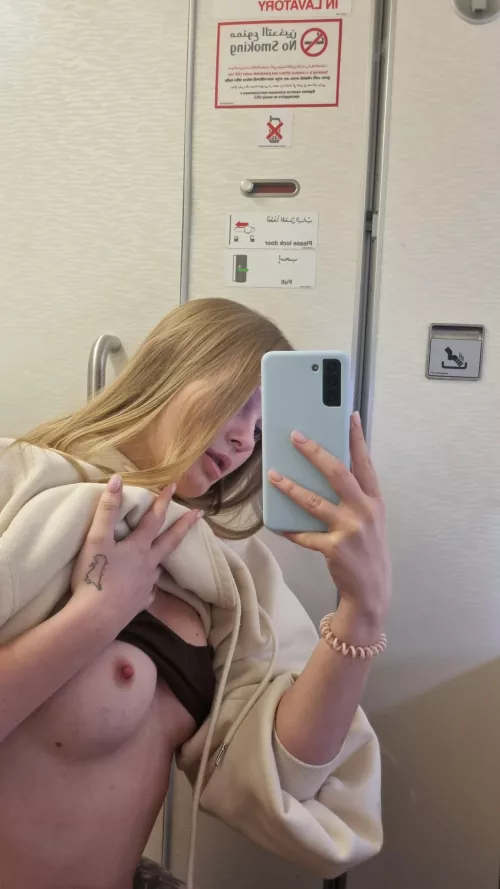 It's so boring flying alone on a plane! What would we do if we were flying together?