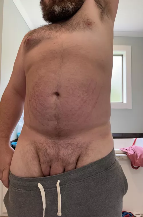 Just got done mowing the grass.