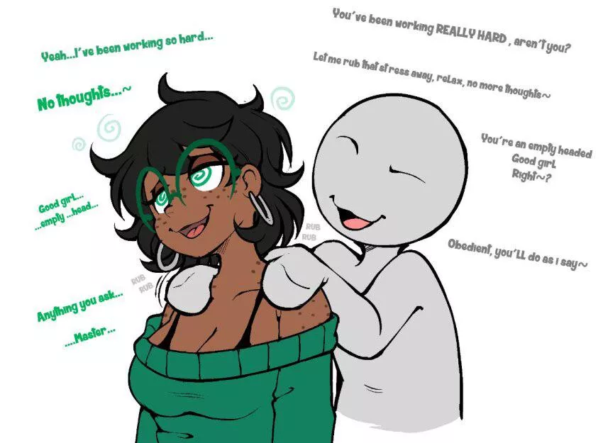 Just relax~ no thoughts~ good girl~ (sweaterbrat)