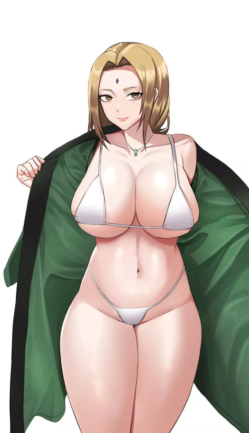 Mommy Tsunade showing off her new bikini