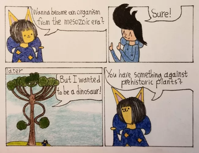 Prehistoric plants (art by me) 