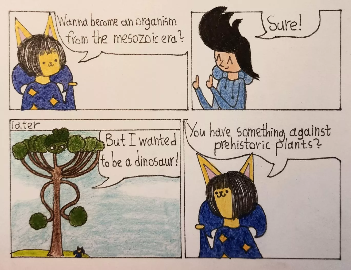 Prehistoric plants (art by me) 