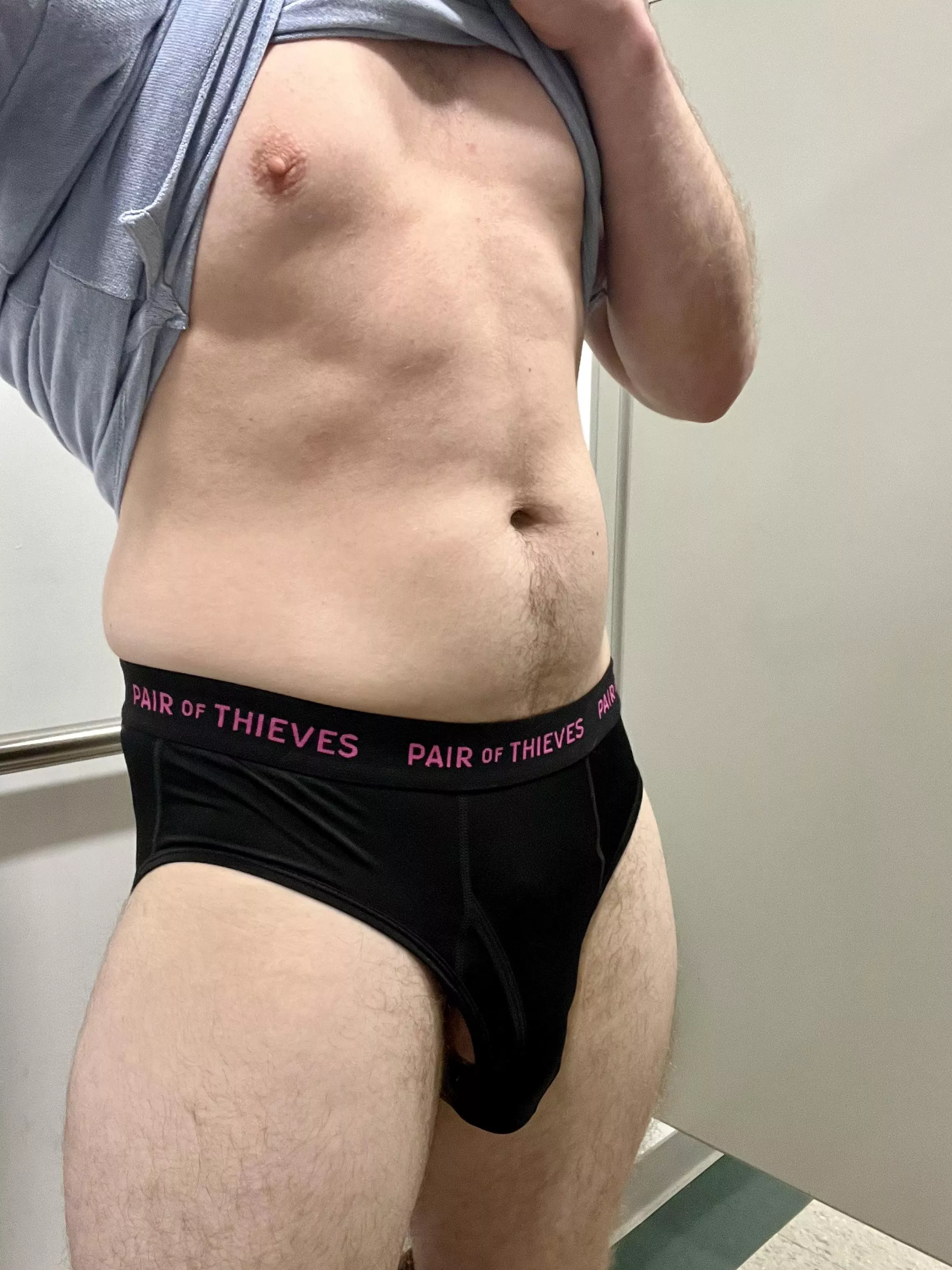 Quick snap in the work bathroom. ;)